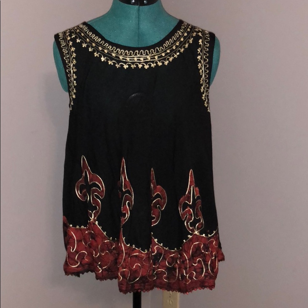 Beach Crew flowy tank/swim coverup